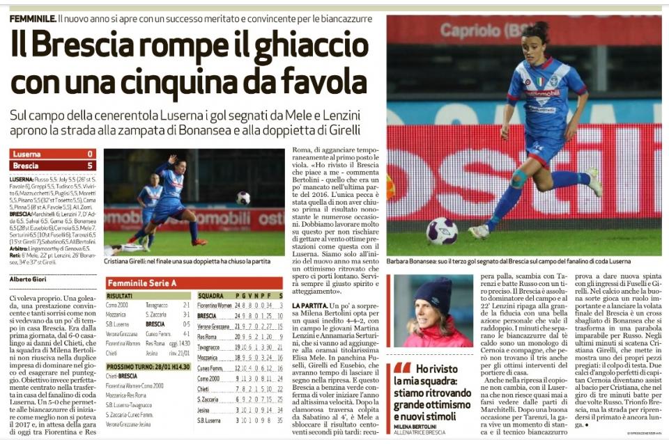 <a href="https://www.bresciacalciofemminile.it/bresciaoggi-08012017/" aria-label="Leggi di più su Bresciaoggi – 08/01/2017">Bresciaoggi – 08/01/2017</a>