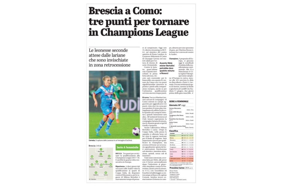 Giornale di Brescia – 22/04/2017