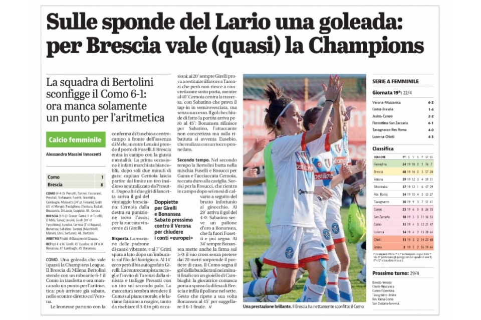 Giornale di Brescia – 23/04/2017