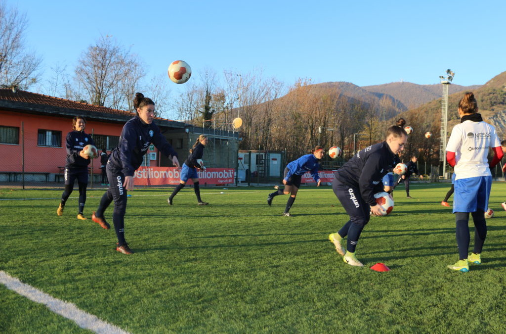 Lavoro al De Paoli e testa al Mozzanica. Tomaselli, Boglioni e Magri in U17