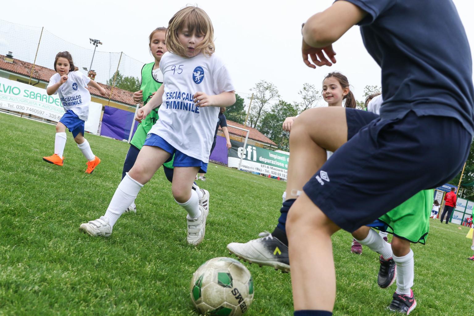 Brescia Calcio Femminile, al Club Azzurri un Open Day da ricordare