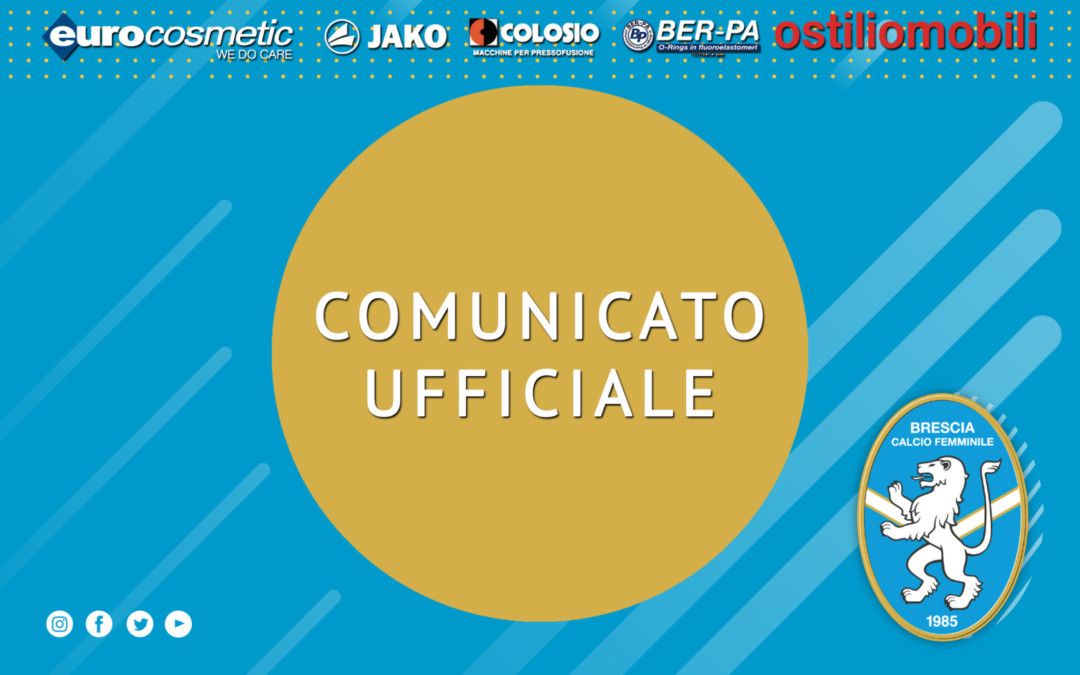 Comunicato ufficiale: ricorso a sanzione