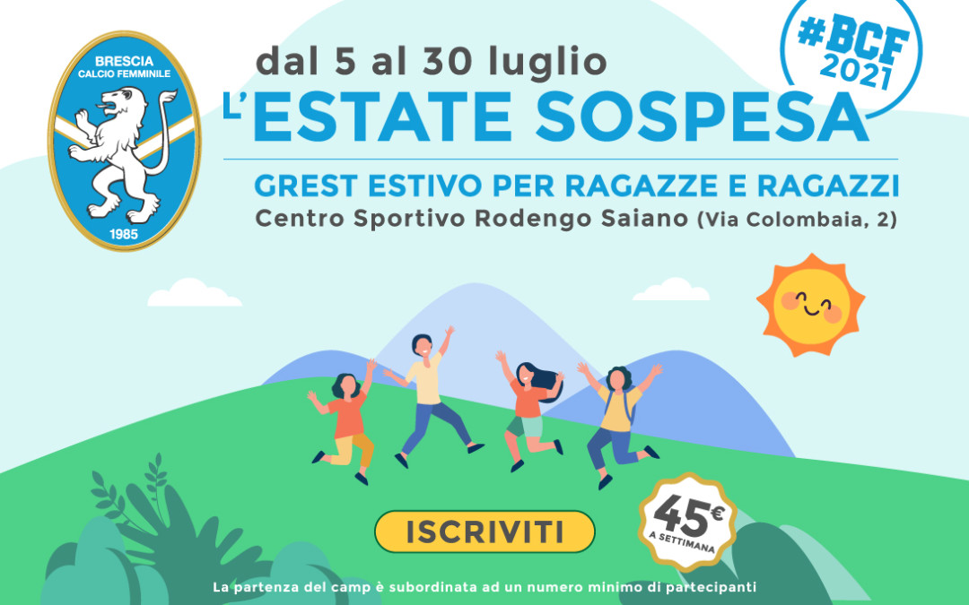 Estate Sospesa BCF: via alle iscrizioni