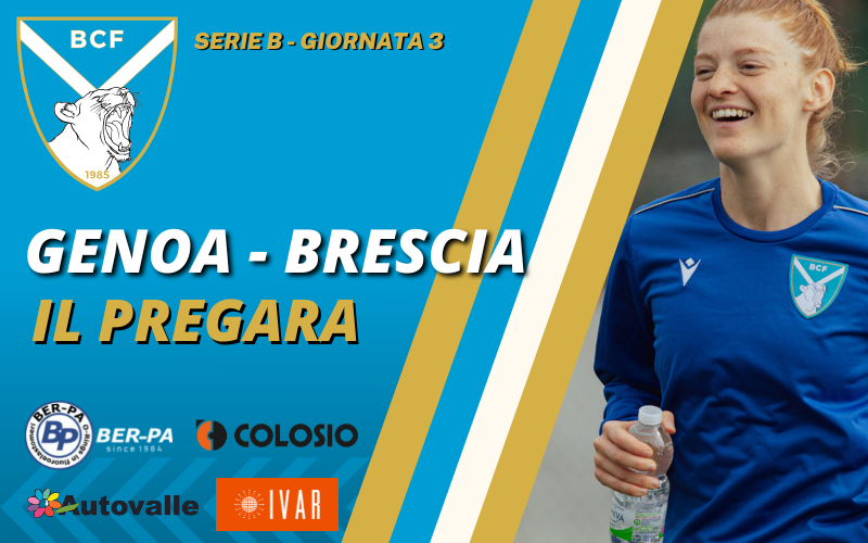 Genoa-Brescia: il pregara