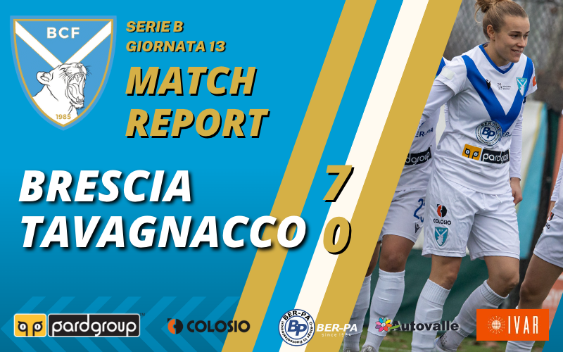 Brescia-Tavagnacco 7-0: il match report