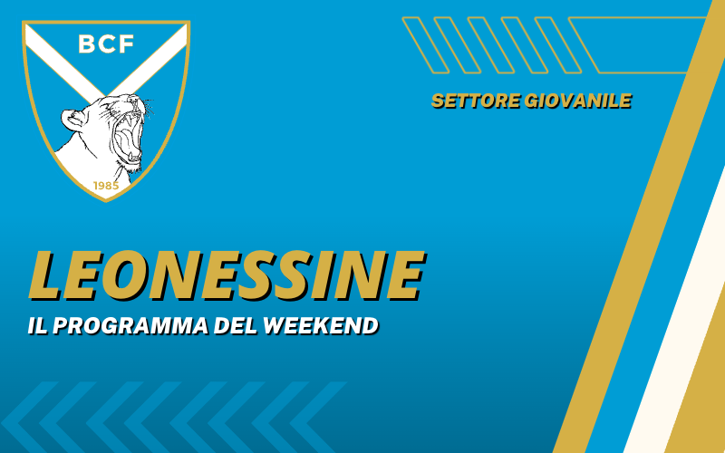 Settore Giovanile: il programma del weekend