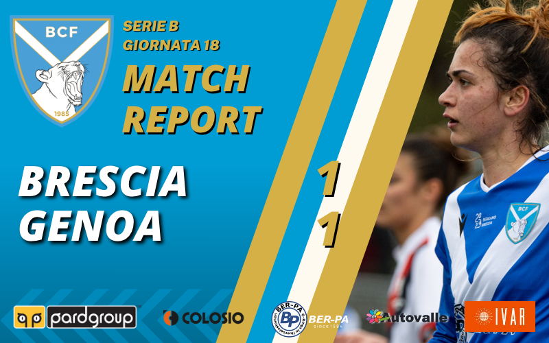 Brescia-Genoa 1-1: il match report
