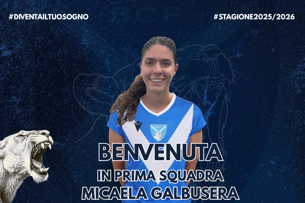Brescia, Micaela Galbusera è ufficialmente una giocatrice della Prima squadra