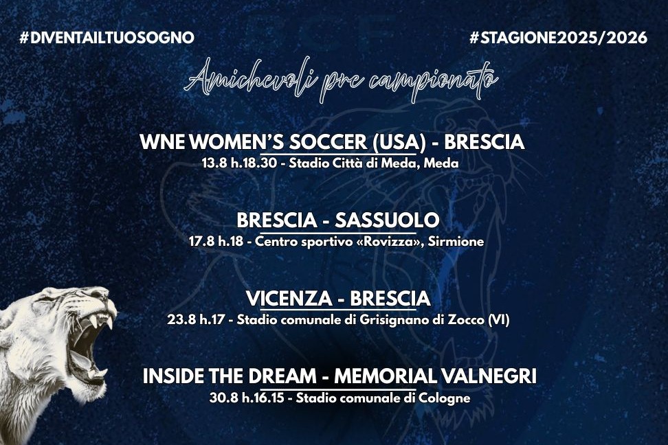 Brescia, è l’ora della prima uscita stagionale