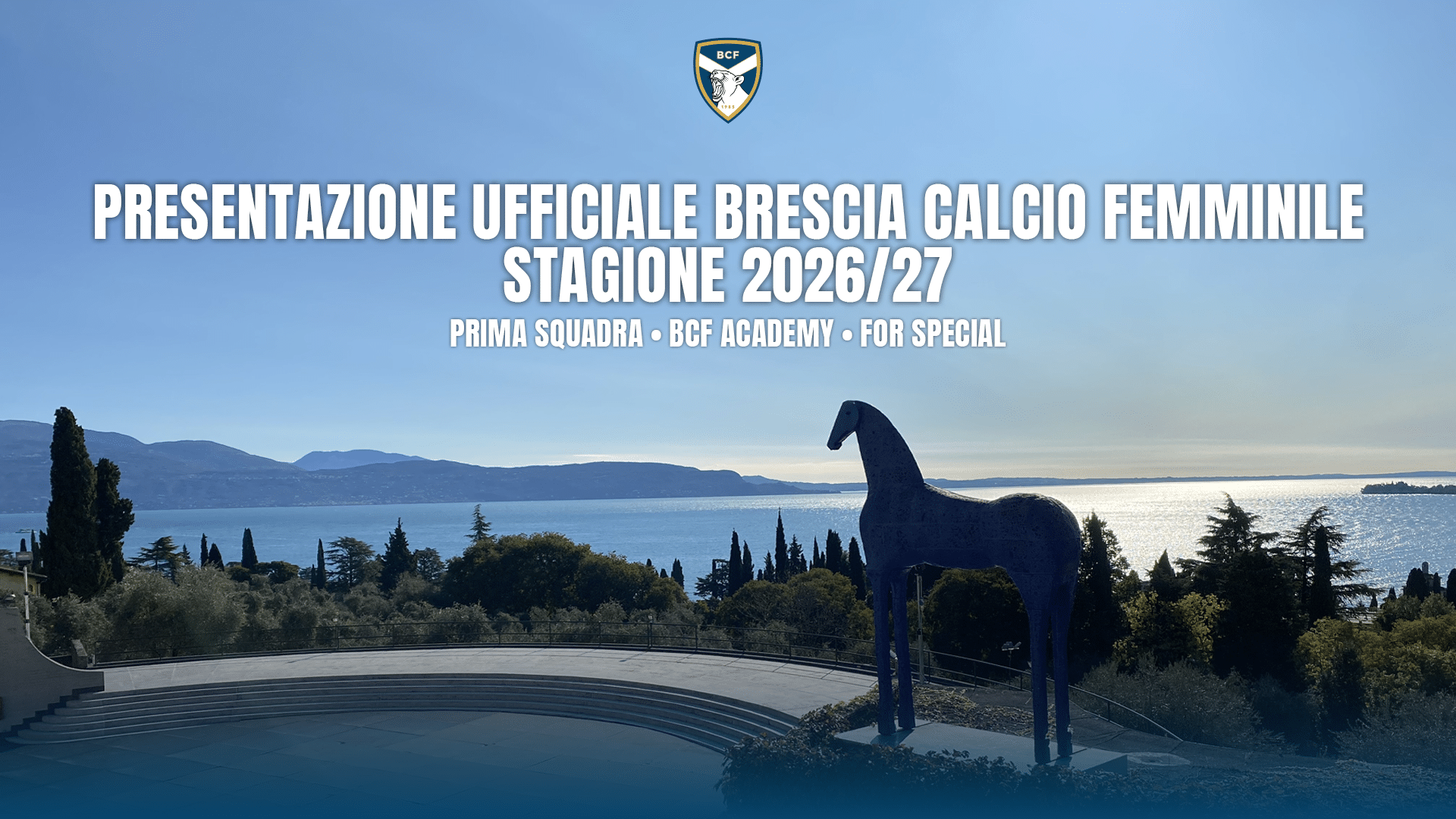 Il Brescia Calcio Femminile presenta la stagione 2026/27 al Vittoriale degli Italiani